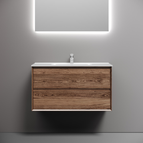 Тумба под раковину Sancos Marmi 2.0 MR2.090ECH 89х45х52 подвесная цвет дуб чарльстон - фото 4